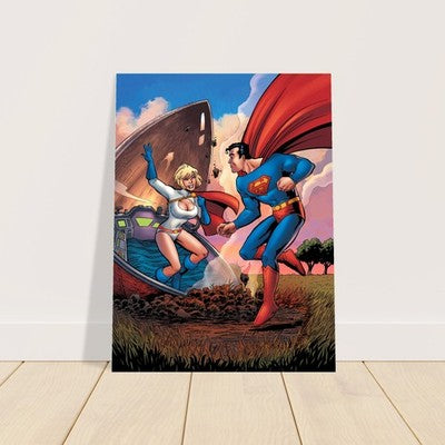 JSA Classified #1 Superman & Supergirl Poster by Amanda Conner 2
