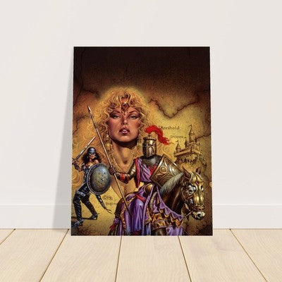 GRAND DUCHY KARAMEIKOS BY CLYDE CALDWELL POSTER D&D 1987 FANTASY VIBRANT 2