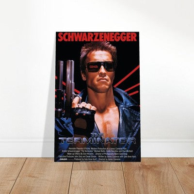 The Terminator 1984 Arnold Schwarzenegger Classic Sci-Fi Movie Poster 2