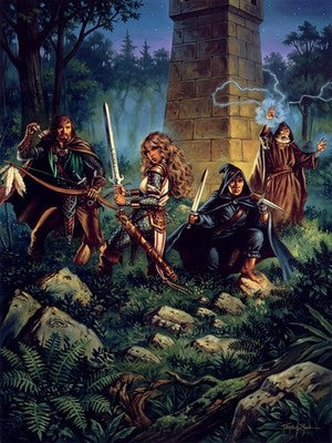 NEEDLE BY CLYDE CALDWELL POSTER D&D FANTASY WALLART DECORATION RPG