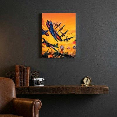 Rudolph Belarski American Eagle 1942 WWII Canvas Wall Art 24x32 Stretched 3