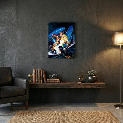 Norman Saunders Polaris and Goddess Glorian Canvas Wall Art 24x32 Stretched 4