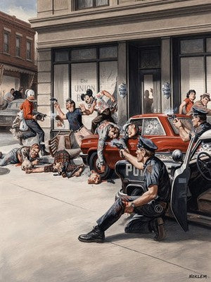 EARL NOREM 'WE HEISTED NEW YORK'S DIAMOND ROW!' 1973 POSTER Wall Art Decor
