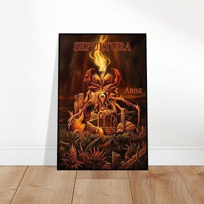 SEPULTURA ARISE POSTER – METAL DEMON CREATURE ALBUM ART Wall Art Decor 2