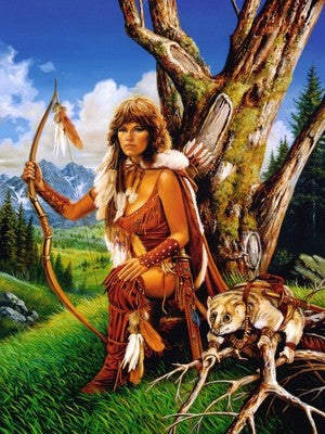 ALERELEAN BY CLYDE CALDWELL POSTER D&D FANTASY WALLART DECORATION