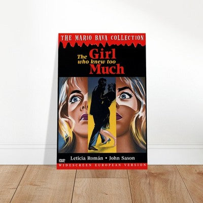The Girl Who Knew Too Much (1963) Classic Film Poster - Mario Bava 2