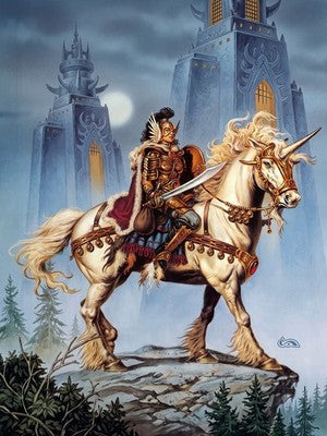 ALLISA OF THE MISTS BY CLYDE CALDWELL POSTER D&D FANTASY WALLART