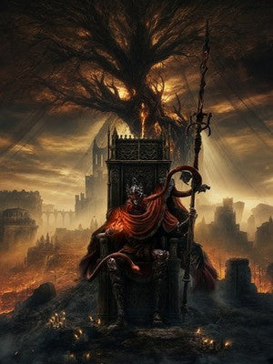 Elden Ring Messmer the Impaler 2023 Poster – Dark Fantasy Wall Art Decor