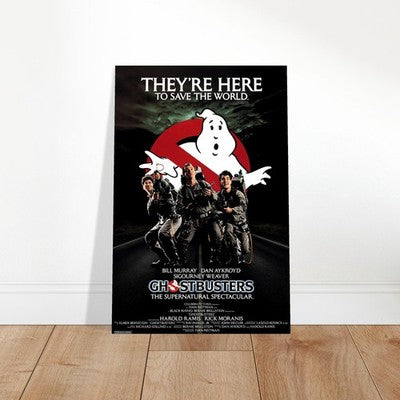 Ghostbusters 1984 Movie Poster - Classic Bill Murray Supernatural 2