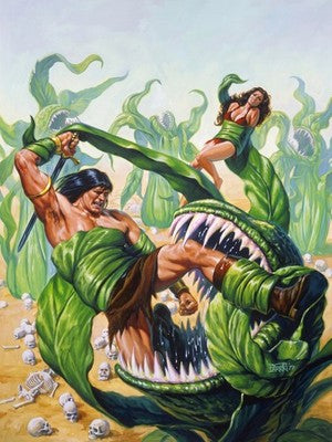 Savage Sword of Conan #42 by Bob Larkin (1979) Poster