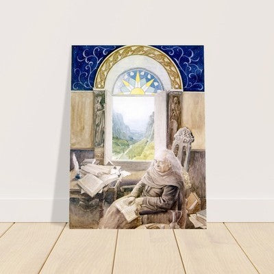Alan Lee Bilbo at Rivendell Lord of The Rings (1991) Poster 2