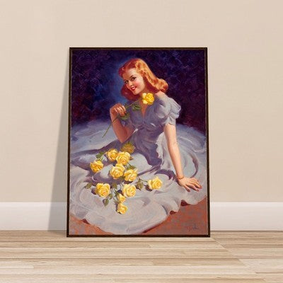 Art Frahm The Yellow Roses (1950) - Framed Poster 2