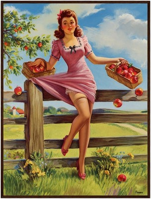 Art Frahm Nipped in the Bud (1950) Framed Poster