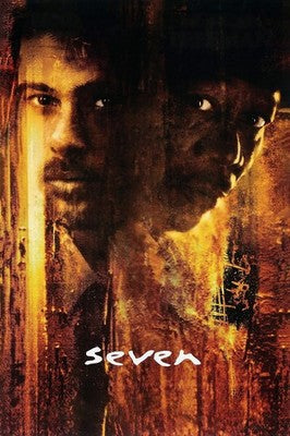 Se7en (1995) Thriller Crime Drama Movie Poster Wall Art Decor