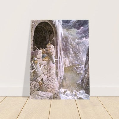 The Gathering of the Clouds by Alan Lee (1997) Fantasy Poster 2