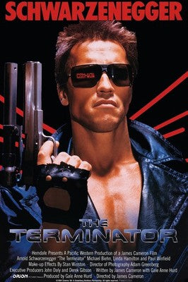 The Terminator 1984 Arnold Schwarzenegger Classic Sci-Fi Movie Poster