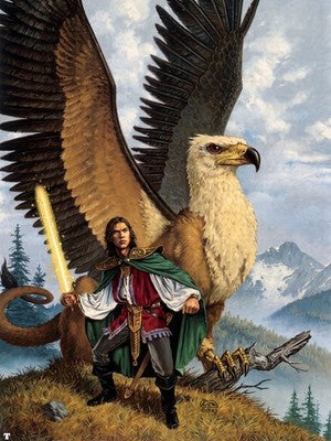SILVERLIGHT THE ARCANA BY CLYDE CALDWELL POSTER FANTASY RPG VIBRANT-COLORED