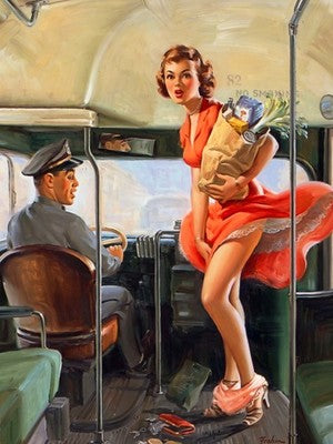 Art Frahm A Fare Loser (1953) Vintage Pin-Up Poster