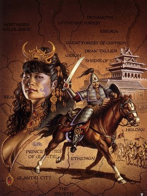 GOLDEN KHAN OF ETHENGAR BY CLYDE CALDWELL POSTER FANTASY WALLART RPG