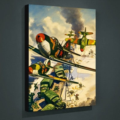 Rudolph Belarski Ranger Wings WWII Military Eagles 1943 Canvas Wall Art 24x32
