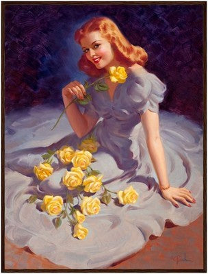 Art Frahm The Yellow Roses (1950) - Framed Poster