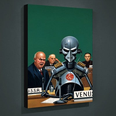 Edward Valigursky The Delegate from Venus Canvas Wall Art 24x32 Stretched