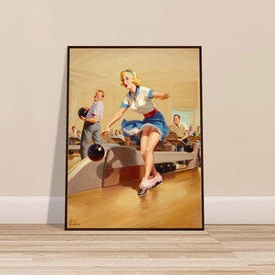 Art Frahm A Strike (1955) - Framed Poster 2