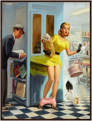 Number Please by Art Frahm (1955) - Framed Poster