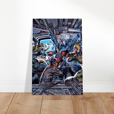 Earl Norem Operation Star Fight G.I. Joe 1987 Poster Wall Art Decor 2