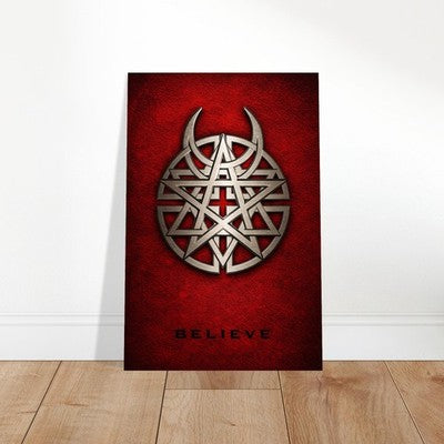 Disturbed Believe Album Poster 2002 – Metal Music Art Print Wall Art Decor 2