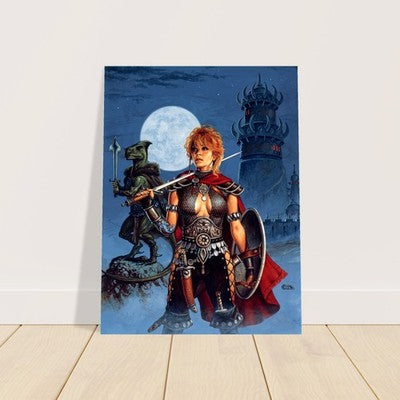 AZURE BONDS BY CLYDE CALDWELL POSTER DUNGEONS & DRAGONS FANTASY RPG VIBRANT 2