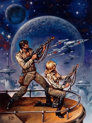 TO THE STARS BY CLYDE CALDWELL POSTER SCI-FI ADVENTURE WALLART VIBRANT