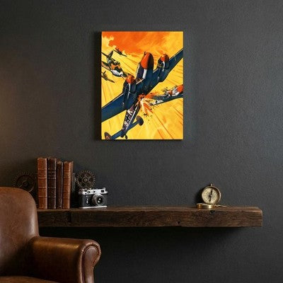 Rudolph Belarski Winter 1943 American Eagle Canvas Wall Art 24x32 Stretched 3