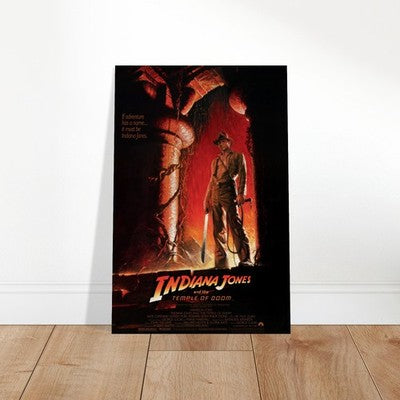 Indiana Jones Temple of Doom Theatrical Poster 1984 Wall Art Decor 2