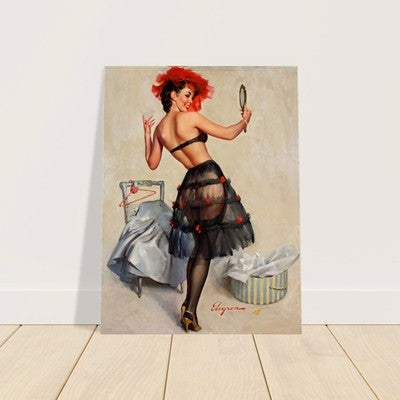 Gil Elvgren Just Right (1962) Vintage Pin-Up Poster 2