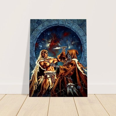 THE HUNTER BY CLYDE CALDWELL POSTER D&D FANTASY VIBRANT-COLORED WALLART 2