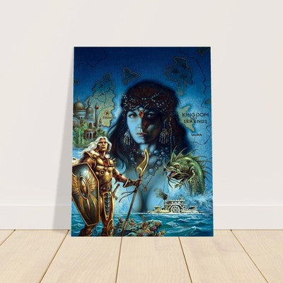 KINGDOM OF IERENDI BY CLYDE CALDWELL POSTER D&D FANTASY DECORATION VIBRANT 2