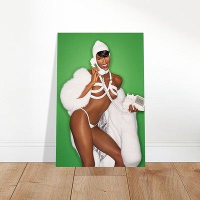 Naomi Campbell Gala Christmas Issue Poster 1999 – Playboy 2