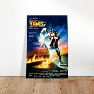 Back to the Future Movie Poster 1985 | Sci-Fi Classic Art Print 2