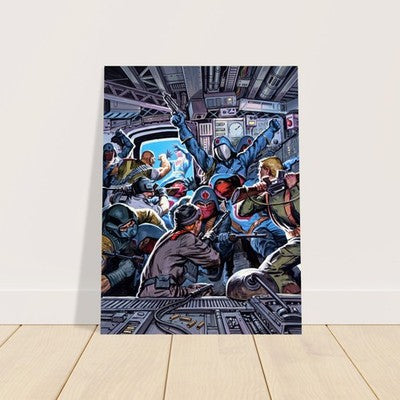Earl Norem Operation Star Fight G.I. Joe 1987 Poster Wall Art Decor 3