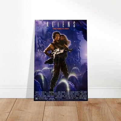 Aliens 1986 Movie Poster - Sci-Fi Classic Action Film Art 2