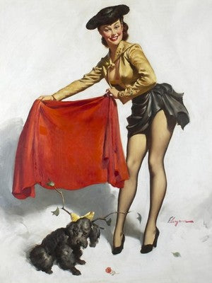 Gil Elvgren Come On! (1953) Vintage Pin-Up Poster