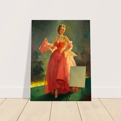 Gil Elvgren Miss Sylvania (1950) Vintage Pin-Up Poster 2