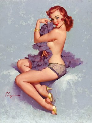 Gil Elvgren Roxanne (1960) Vintage Pin-Up Poster