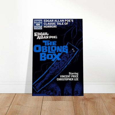The Oblong Box Edgar Allan Poe Horror Poster – Vincent Price 2