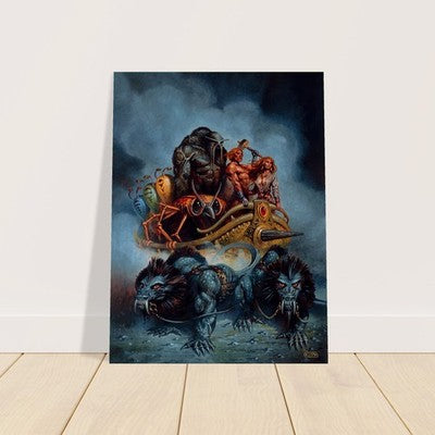 RETURN OF NATHAN BRAZIL BY CLYDE CALDWELL POSTER 2004 WALL ART FANTASY 2