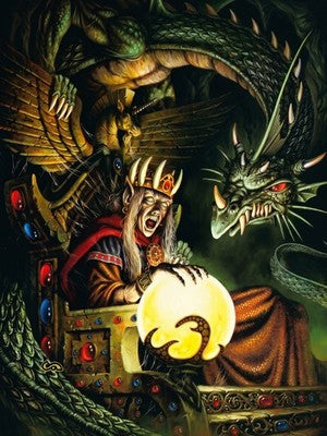 DRAGONS OF DREAMS BY CLYDE CALDWELL POSTER D&D FANTASY WALLART DECORATION
