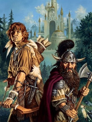 KINDRED SPIRITS BY CLYDE CALDWELL POSTER D&D FANTASY RPG WALLART SHARP-DETAIL