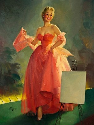 Gil Elvgren Miss Sylvania (1950) Vintage Pin-Up Poster