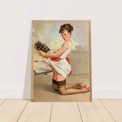Let's Eat Out by Gil Elvgren (1967) Vintage Pin-Up Poster 2